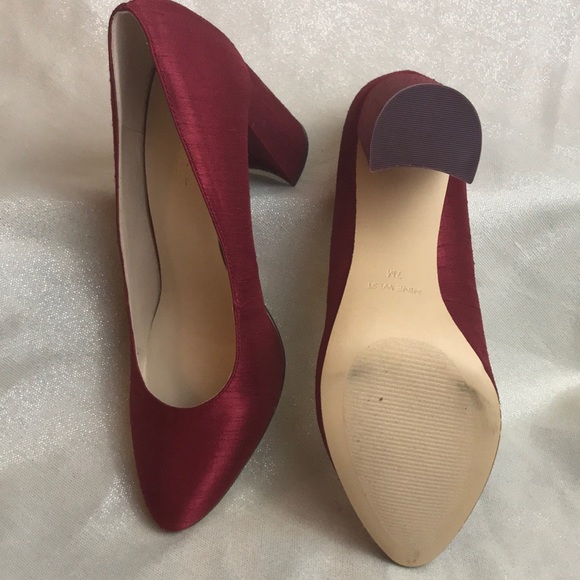 Nine West Ruby Red Block Heel Pumps - Picture 3 of 4
